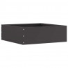 Krawężnik do trawnika 6 pcs Czarny 40 x 40 x 13 cm Stal