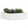 Krawężnik do trawnika Biały 40 x 40 x 13 cm Stal