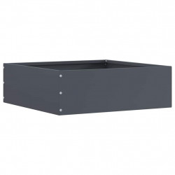 Krawężnik do trawnika Antracyt 40 x 40 x 13 cm Stal