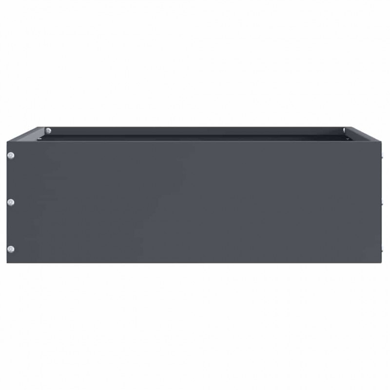 Krawężnik do trawnika Antracyt 40 x 40 x 13 cm Stal