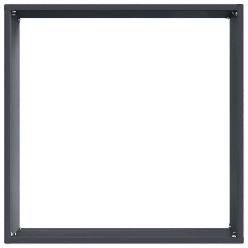 Krawężnik do trawnika Antracyt 40 x 40 x 13 cm Stal