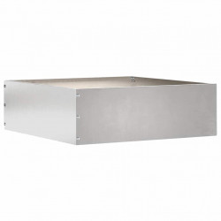 Krawężnik do trawnika Srebrny 40 x 40 x 13 cm Stal nierdzewna