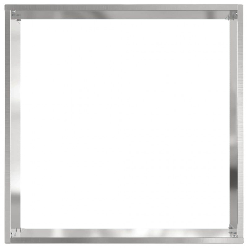 Krawężnik do trawnika 6 pcs Srebrny 40 x 40 x 13 cm