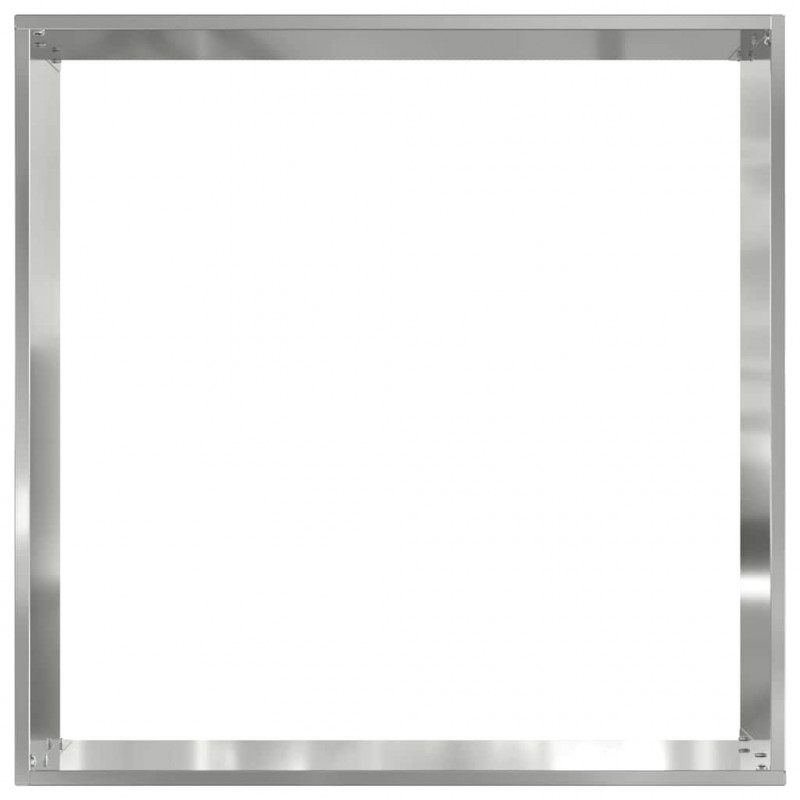 Krawężnik do trawnika 6 pcs Srebrny 40 x 40 x 13 cm