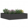 Krawężnik do trawnika Czarny 50 x 50 x 13 cm Stal