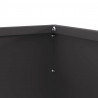 Krawężnik do trawnika 6 pcs Czarny 50 x 50 x 13 cm Stal