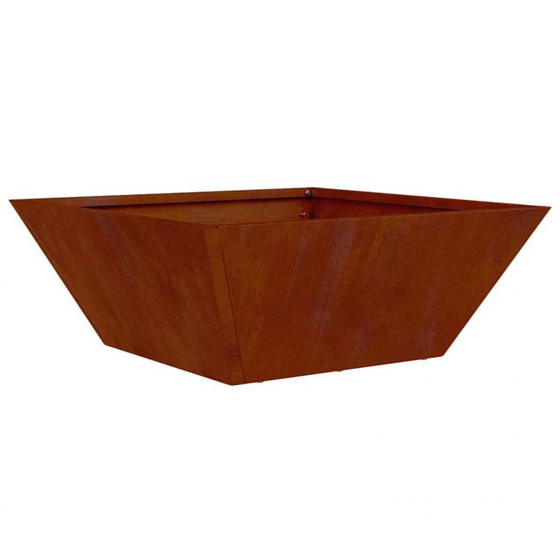 Doniczka ogrodowa 5 pcs Rdzawy 40 x 40 x 15 cm