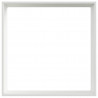 Krawężnik do trawnika Biały 50 x 50 x 13 cm Stal