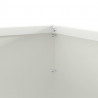 Krawężnik do trawnika Biały 50 x 50 x 13 cm Stal
