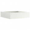 Krawężnik do trawnika 6 pcs Biały 50 x 50 x 13 cm Stal