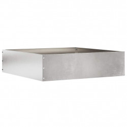 Krawężnik do trawnika Srebrny 50 x 50 x 13 cm Stal nierdzewna