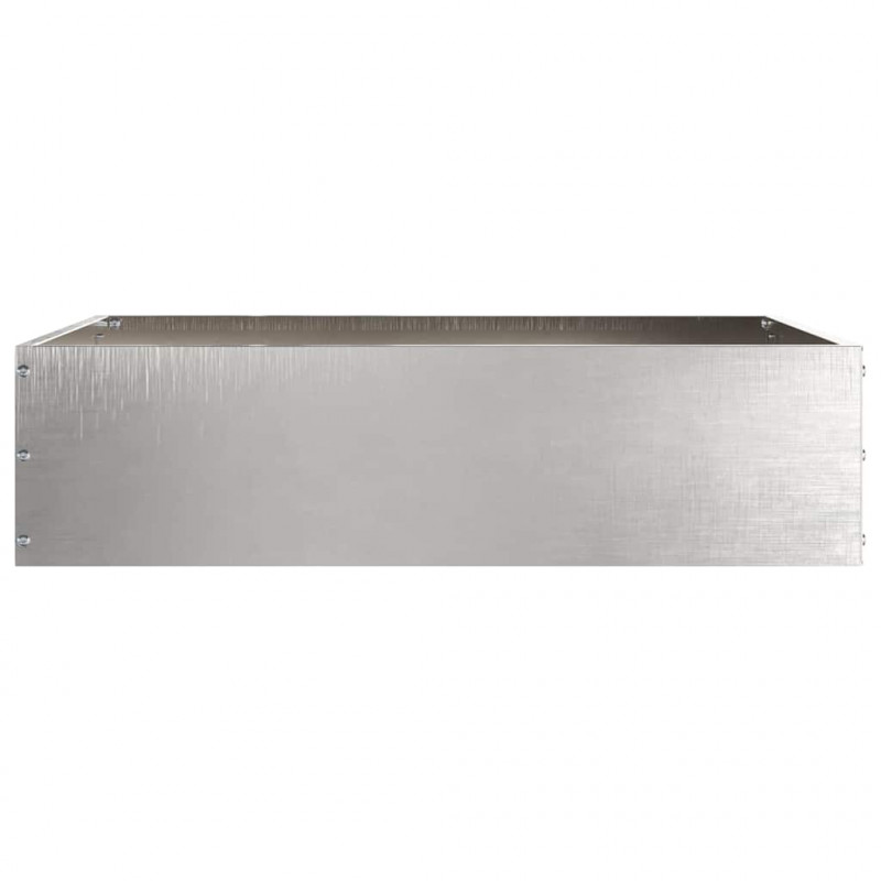 Krawężnik do trawnika Srebrny 50 x 50 x 13 cm Stal nierdzewna