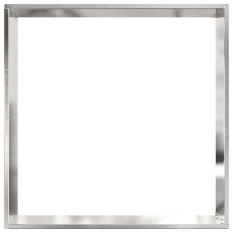 Krawężnik do trawnika Srebrny 50 x 50 x 13 cm Stal nierdzewna