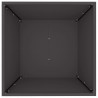 Doniczka ogrodowa 5 pcs Czarny 50 x 50 x 15 cm Stal zimnogięta