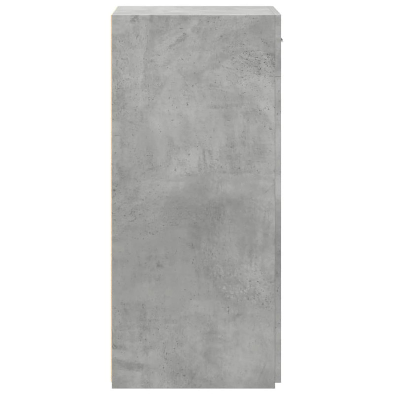 Szafka, szarość betonu, 45x42,5x93 cm, materiał drewnopochodny