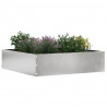 Krawężnik do trawnika 6 pcs Srebrny 50 x 50 x 13 cm