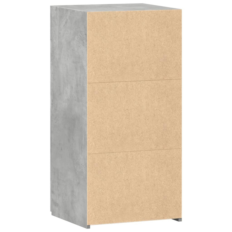 Szafka, szarość betonu, 45x42,5x93 cm, materiał drewnopochodny