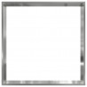 Krawężnik do trawnika Srebrny 50 x 50 x 13 cm