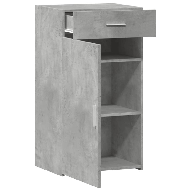 Szafka, szarość betonu, 50x42,5x93 cm, materiał drewnopochodny