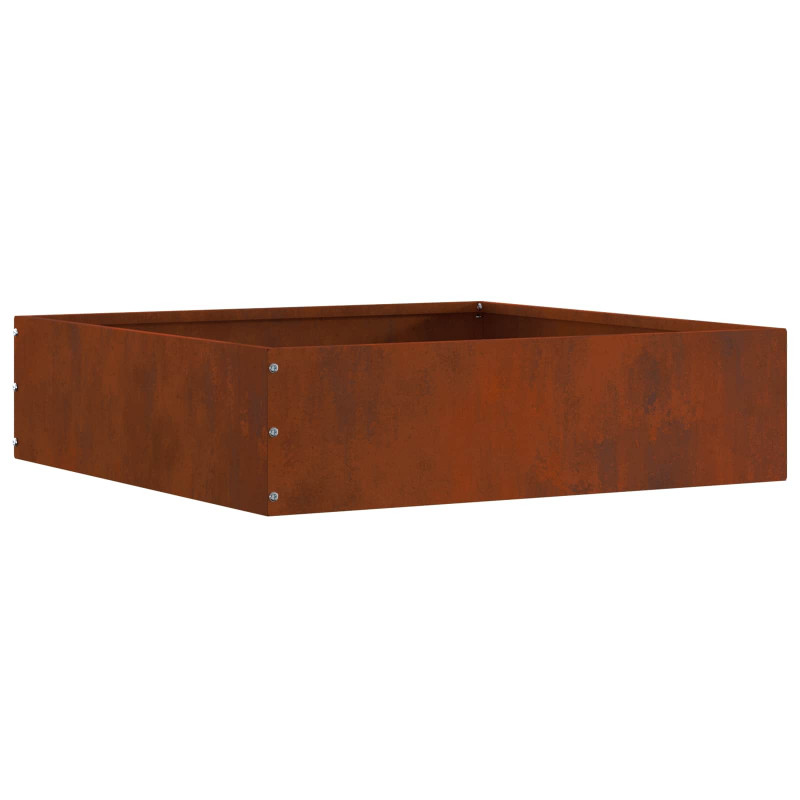 Krawężnik do trawnika 6 pcs Rdzawy 50 x 50 x 13 cm