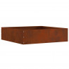 Krawężnik do trawnika 6 pcs Rdzawy 50 x 50 x 13 cm