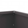 Krawężnik do trawnika Czarny 60 x 60 x 13 cm Stal