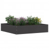Krawężnik do trawnika 6 pcs Czarny 60 x 60 x 13 cm Stal