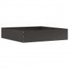 Krawężnik do trawnika 6 pcs Czarny 60 x 60 x 13 cm Stal