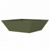 Doniczka ogrodowa 5 pcs Zielony oliwkowy 50 x 50 x 15 cm