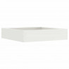 Krawężnik do trawnika 6 pcs Biały 60 x 60 x 13 cm Stal