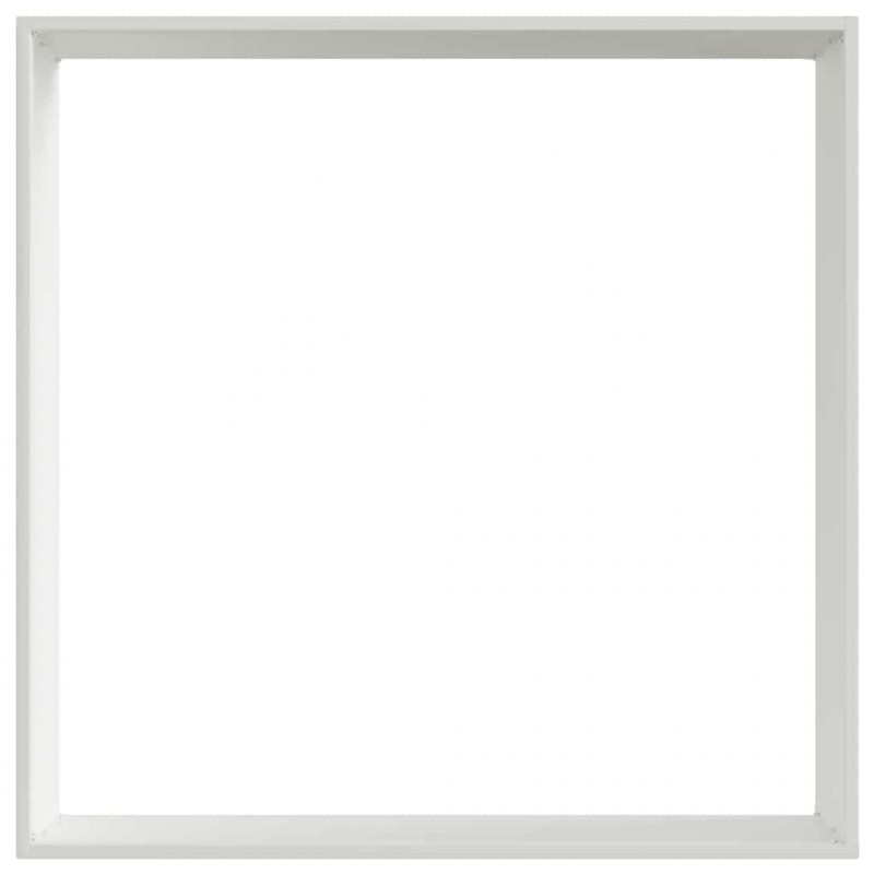 Krawężnik do trawnika 6 pcs Biały 60 x 60 x 13 cm Stal