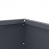 Krawężnik do trawnika 6 pcs Antracyt 60 x 60 x 13 cm Stal