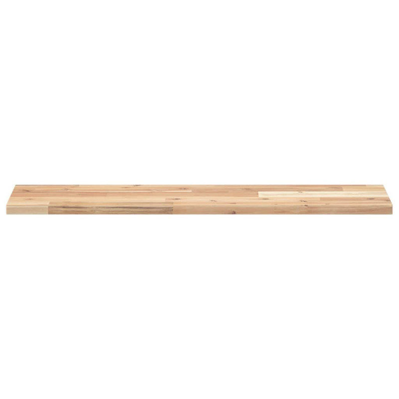 Półki ścienne, 3 szt., 80x20x2 cm, surowe lite drewno akacjowe