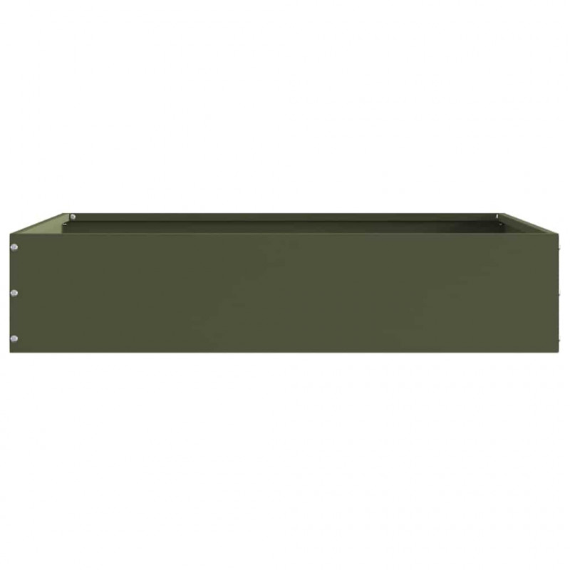 Krawężnik do trawnika 6 pcs Zielony oliwkowy 60 x 60 x 13 cm