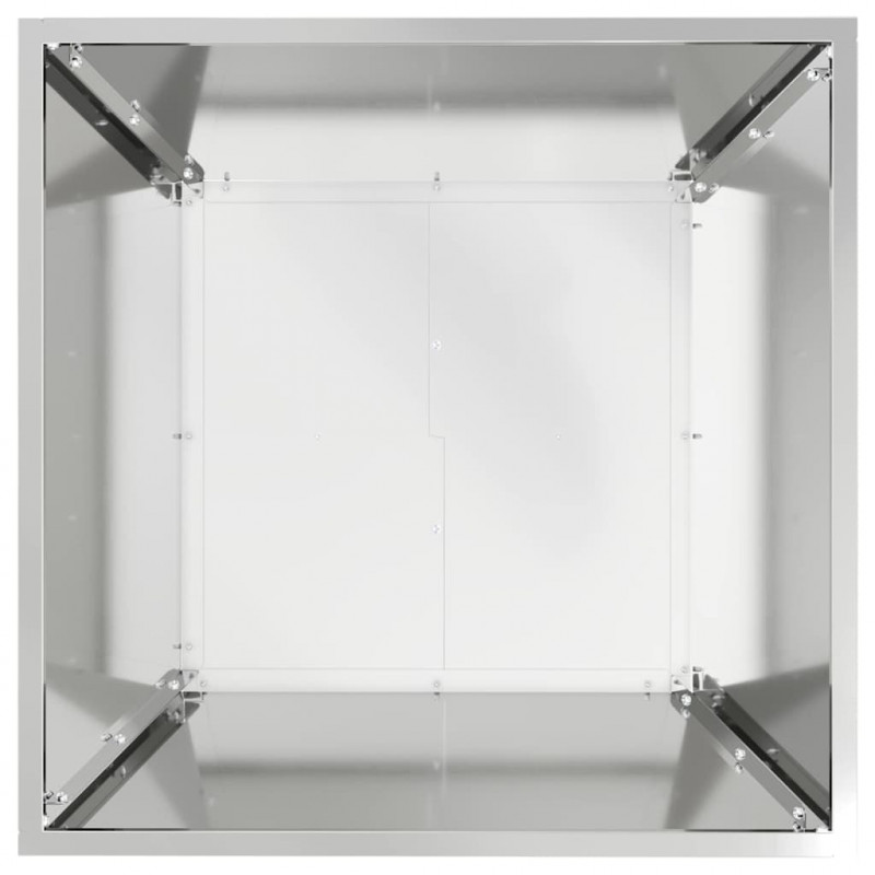 Doniczka ogrodowa 5 pcs Srebrny 50 x 50 x 15 cm
