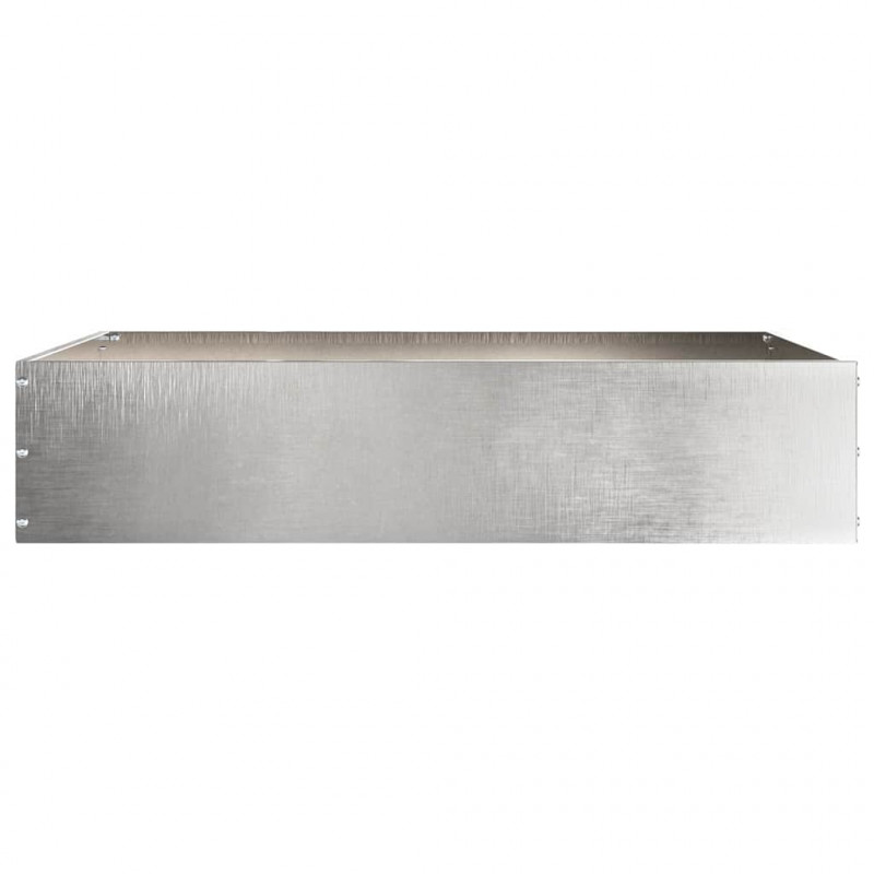 Krawężnik do trawnika Srebrny 60 x 60 x 13 cm Stal nierdzewna
