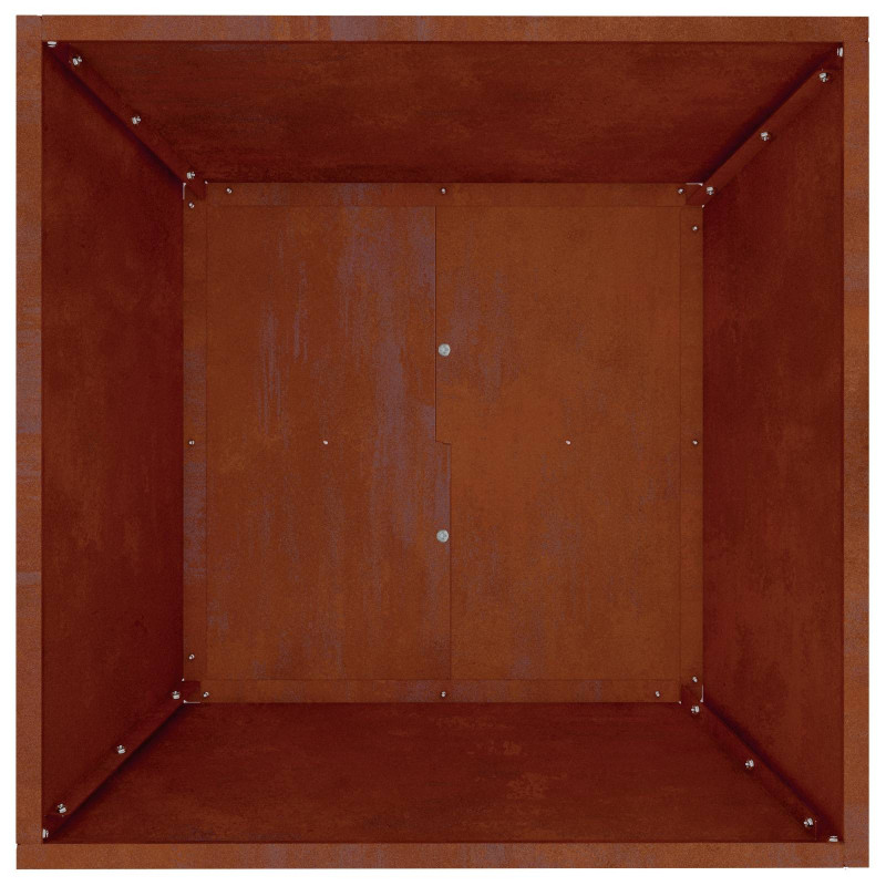 Doniczka ogrodowa Rdzawy 50 x 50 x 15 cm