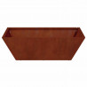 Doniczka ogrodowa 5 pcs Rdzawy 50 x 50 x 15 cm