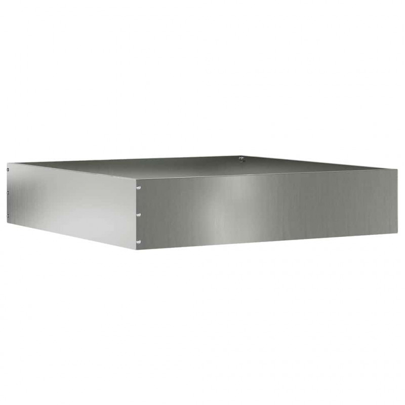 Krawężnik do trawnika 6 pcs Srebrny 60 x 60 x 13 cm
