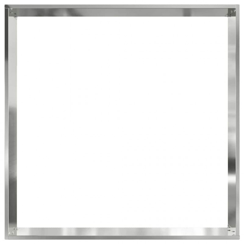 Krawężnik do trawnika 6 pcs Srebrny 60 x 60 x 13 cm