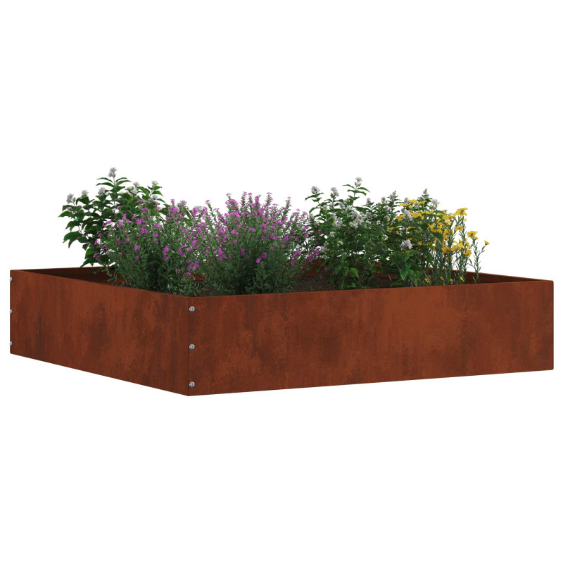 Krawężnik do trawnika Rdzawy 60 x 60 x 13 cm