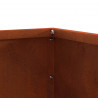 Krawężnik do trawnika Rdzawy 60 x 60 x 13 cm