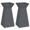 Donica słupowa 2 pcs Antracyt 35 x 35 x 73 cm