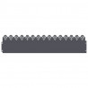 Obrzeża trawnikowe 30 pcs Antracyt 103 x 0,05 x 22 cm Stal