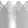 Obrzeża trawnikowe 10 pcs Srebrny 103 x 0,05 x 22 cm