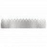 Obrzeża trawnikowe 30 pcs Srebrny 103 x 0,05 x 22 cm