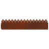 Obrzeża trawnikowe 20 pcs Rdzawy 103 x 0,05 x 22 cm