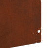 Obrzeża trawnikowe 20 pcs Rdzawy 103 x 0,05 x 22 cm