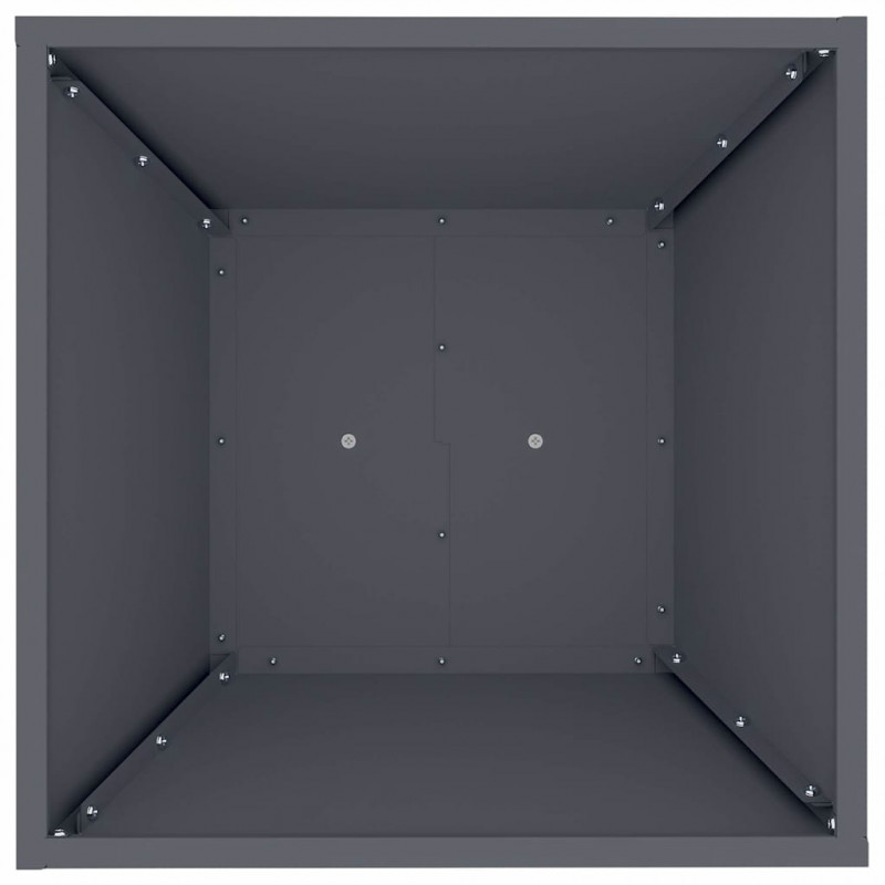 Donica słupowa Antracyt 40 x 40 x 100 cm