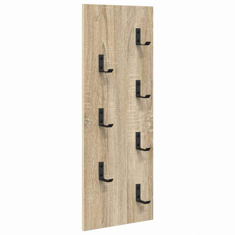 Wieszak na płaszcze montowany na ścianie Dąb Sonoma